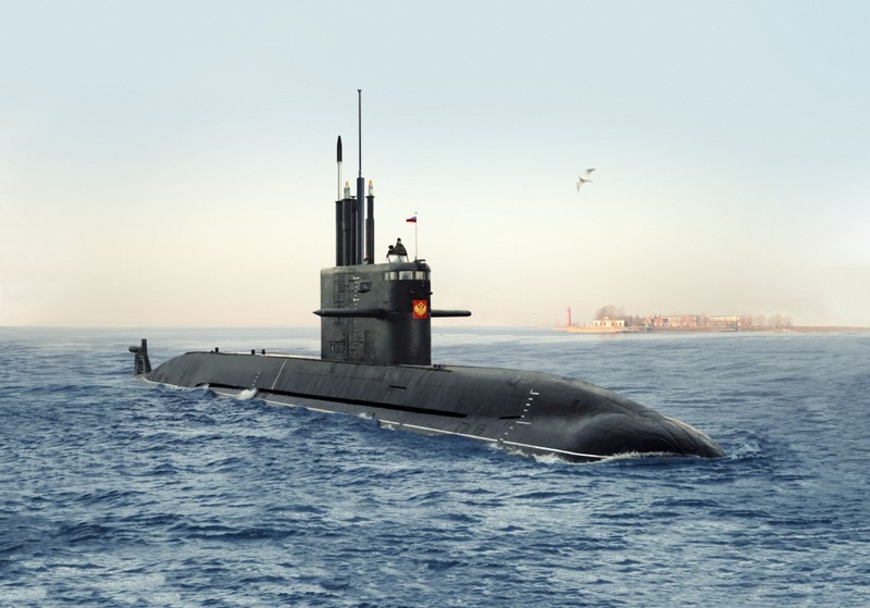 Tàu ngầm lớp Amur do Nga chế tạo. Ảnh minh họa. 