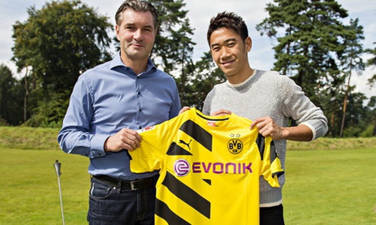 Shinji Kagawa đã chính thức trở lại "mái nhà xưa" Borussia Dortmund