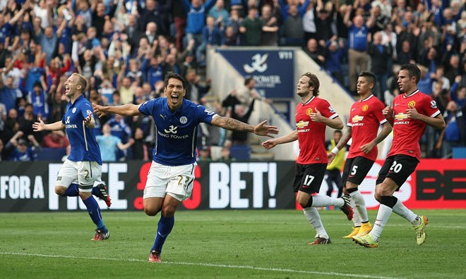Leicester vs M.U (5-3): Quỷ đỏ thua sốc