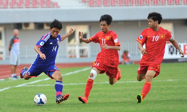 Với U19 Việt Nam, cuộc đọ sức với Trung Quốc chỉ còn mang ý nghĩa danh dự. Ảnh: Zing