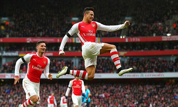 Arsenal vs Stoke (3-0): Người hùng Sanchez 