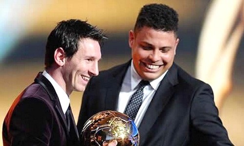 Ro "béo" và Messi.
