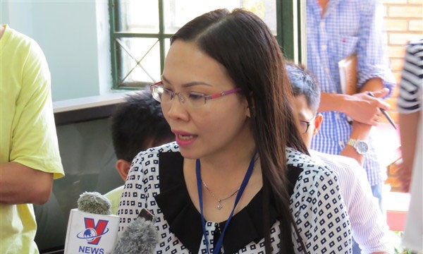 Bà Nguyễn Thị Kim Tiên, Giám đốc Trung tâm Nuôi dưỡng và bảo trợ Trẻ em Linh Xuân 