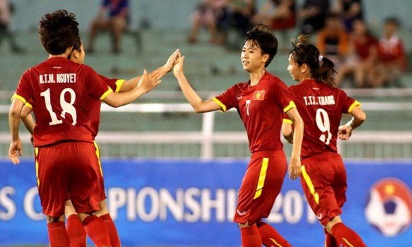 Tuyển nữ Việt Nam gặp Thái Lan ở bán kết AFF Cup