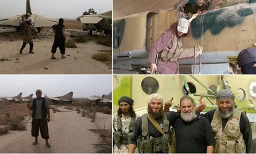 Phiến quân Hồi giáo đã chiếm căn cứ không quân Abu al-Duhur tại tỉnh Iblib (Ảnh: Twitter) 