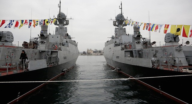 Hai tàu tên lửa mới gia nhập Hạm đội Biển Đen của Nga