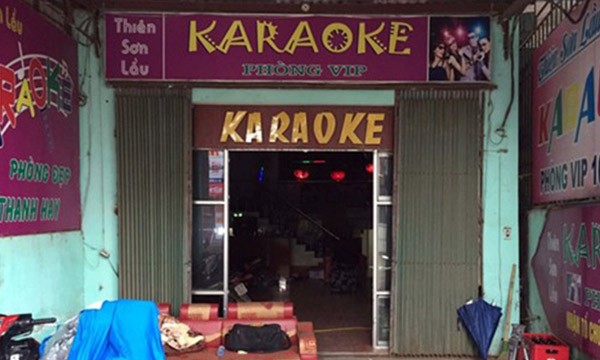 Quán karaoke Thiên Sơn Lầu. 