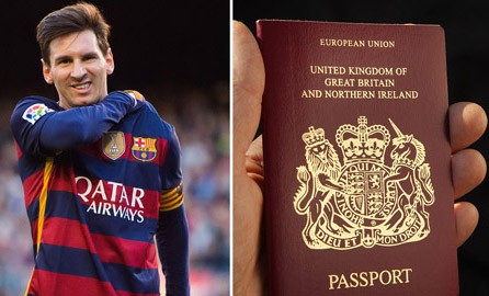 Suýt ngồi tù vì dọa đốt hộ chiếu Messi