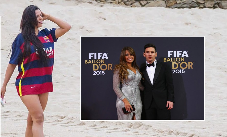 Miss BumBum này liên tục mời gọi Messi bằng những hình ảnh nóng bỏng, khiến cô bồ Antonella Roccuzzo của anh ghen lồng ghen lộn. 