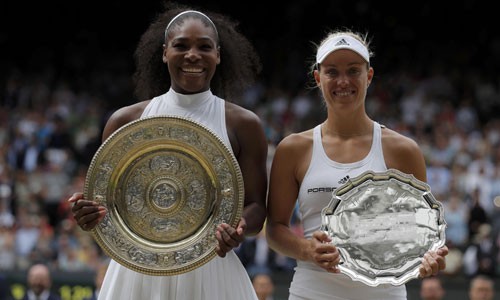 Vô địch Wimbledon 2016, Serena chạm mốc lịch sử