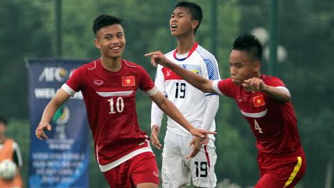 Hoà Philippines, U16 Việt Nam vào bán kết sớm