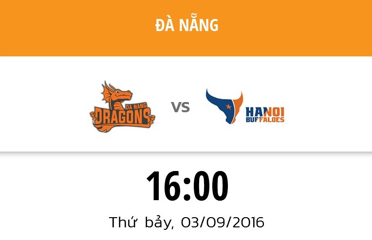 [VBA 2016] DN Dragons vs HN Buffaloes (62-45): Thắng sốc