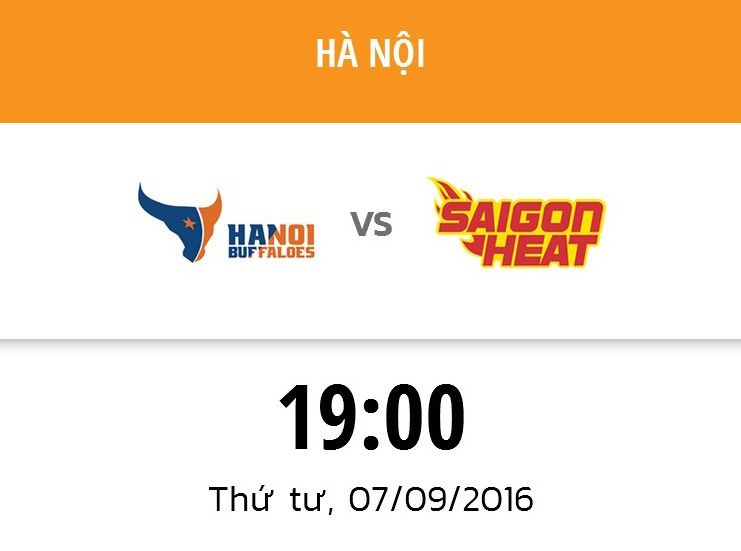 [VBA 2016] Saigon Heat thắng nghẹt thở Hanoi Buffaloes