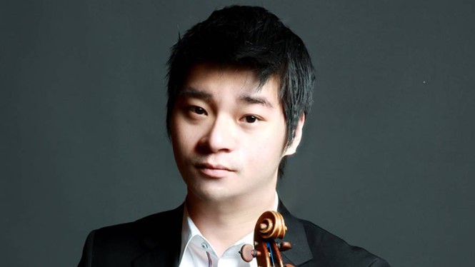 Thiên tài violin Hàn Quốc khi còn sống. 