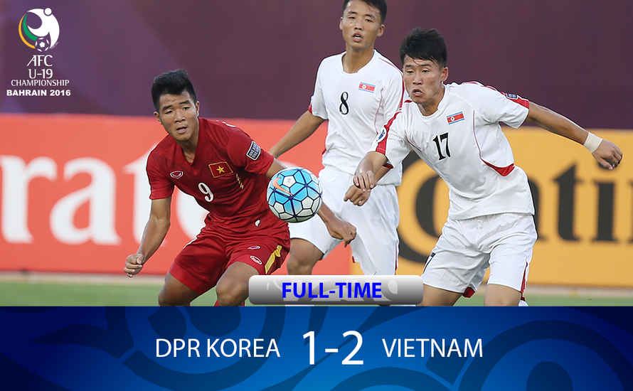 U19 Việt Nam giành chiến thắng 2-1 trước U19 Triều Tiên nhờ 2 bàn thắng đẹp của Đức Chinh và Văn Hậu.