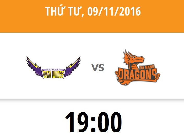[Chung kết VBA 2016] HCM City Wings thất thủ trước DN Dragons
