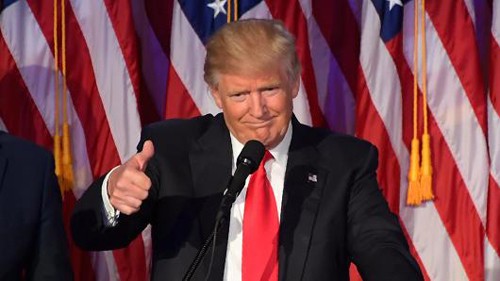 Tổng thống Mỹ mới đắc cử Donald Trump. Ảnh: AFP 