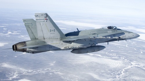 Máy bay CF-18 của Không quân Hoàng gia Canada. Ảnh: Aviationist. 