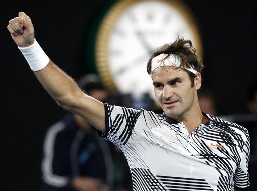 Federer đã vào chung kết Australian Open 2017