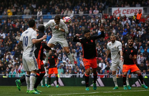 C.Ronaldo mở tỷ số cho Real Madrid ở phút 27 