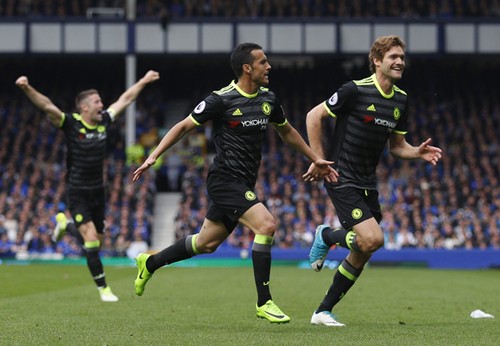 Chelsea có thể đăng quang sớm tại giải Ngoại hạng Anh. Ảnh: Reuters 