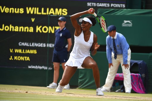 Venus Williams lần thứ 9 vào chung kết Wimbledon