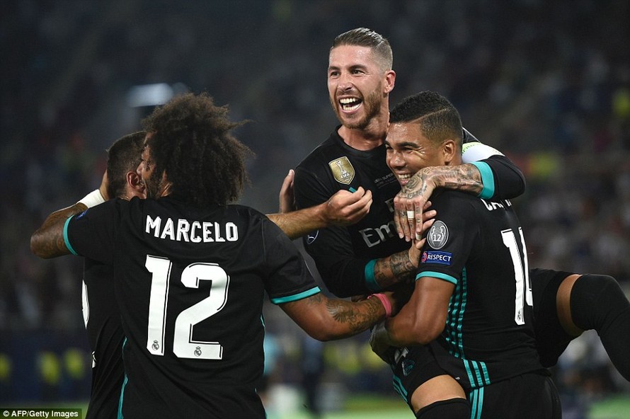 Real Madrid có chiến thắng 2-1 để nâng cao chiếc Siêu Cup châu Âu thứ 4, đồng thời "mở hàng" suôn sẻ cho mùa giải 2017/2018.