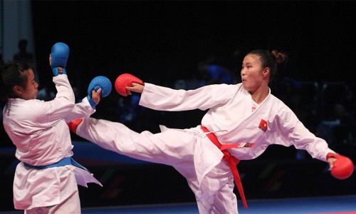 Nữ Karatedo đoạt HCV SEA Games để cả làng đều vui