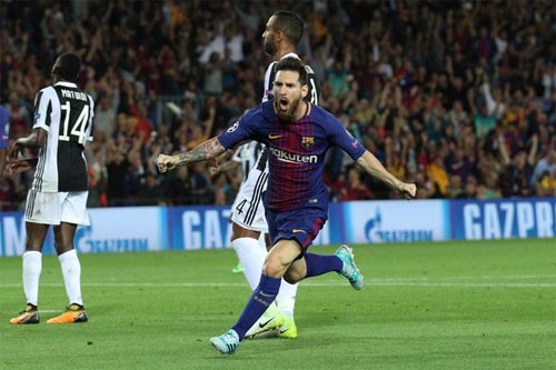 Messi giúp Barca đòi được món nợ thua Juventus mùa trước. Ảnh: Reuters. 