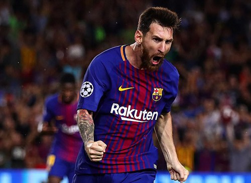 Messi ghi 100 bàn tại các Cup châu Âu nhanh hơn Ronaldo