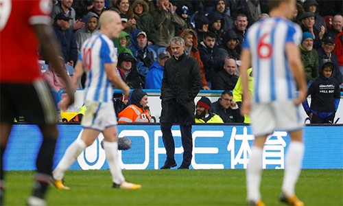 Mourinho nói gì sau khi M.U thua sốc Huddersfield?