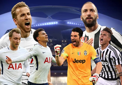 Lịch thi đấu Champions League: Juventus tử chiến Tottenham