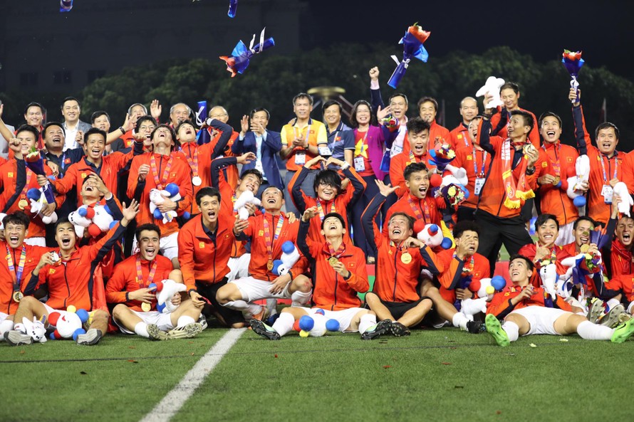 Đội U22 Việt Nam đoạt HCV môn bóng đá nam SEA Games 30