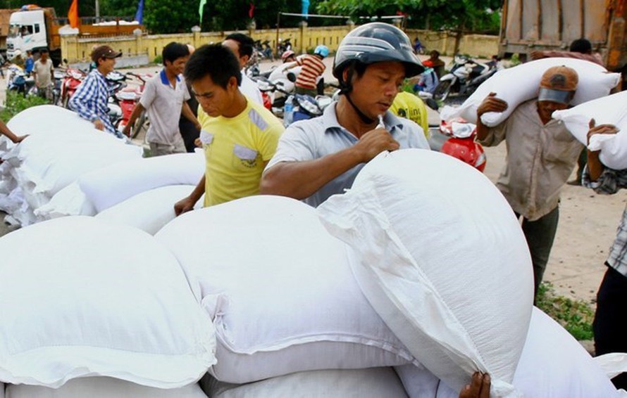 Xuất cấp bổ sung không thu tiền 6.500 tấn gạo từ nguồn dự trữ quốc gia cho 4 tỉnh. Ảnh: minh họa