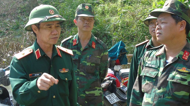 Thiếu tướng Trần Thành chỉ đạo công tác cứu hộ cứu nạn ngày 20/11