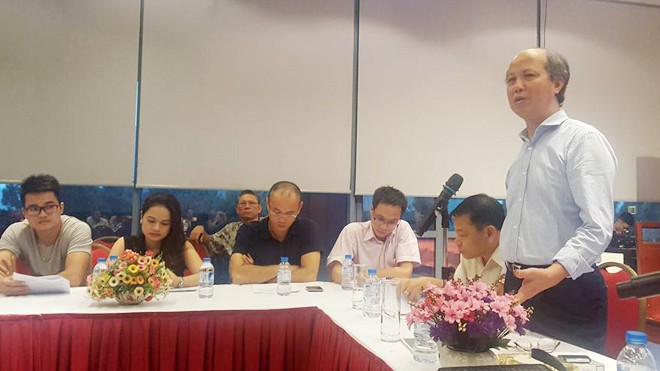 Ông Nguyễn Trần Nam, Chủ tịch Vnrea chia sẻ tại buổi họp báo