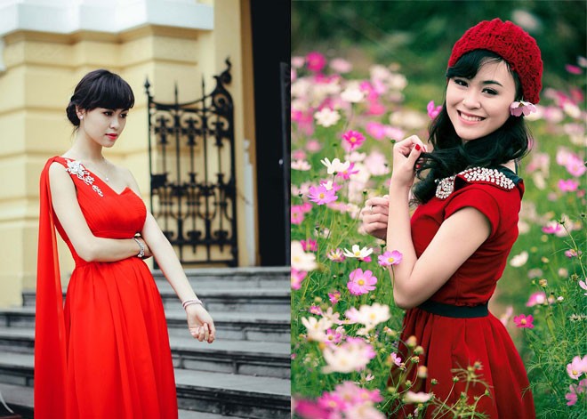 Hoàng Mỹ Linh dự thi Người đẹp Kinh Bắc 2014 