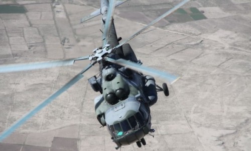 Một chiếc trực thăng vận tải Mi-171E. Ảnh: Rostec