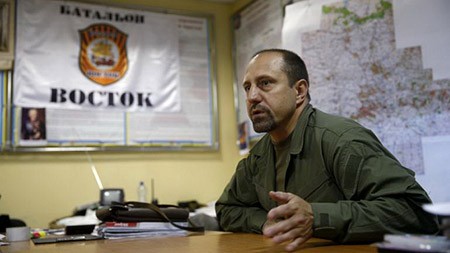 Thủ lĩnh ly khai Alexander Khodakovsky - Ảnh: Reuters