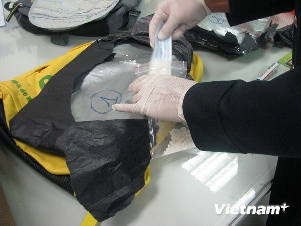 Tang vật vụ bắt giữ gần 4 kg cocaine tại cửa khẩu sân bay quốc tế Tân Sơn Nhất (Ảnh do hải quan cung cấp)