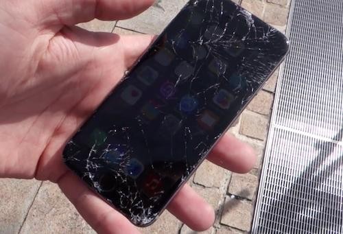 iPhone 6 Plus vỡ màn hình khi rơi từ độ cao 1,5 mét