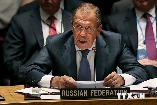 Bộ trưởng Ngoại giao Nga Sergei Lavrov. (Nguồn: AFP/TTXVN)