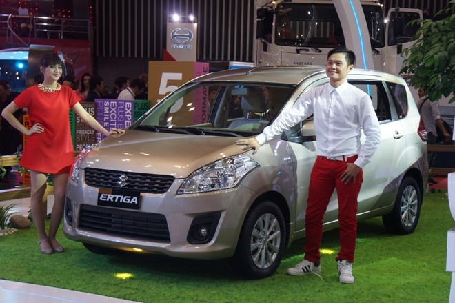 Lý giải 'cơn sốt' Suzuki Ertiga tại triển lãm ô tô Việt Nam