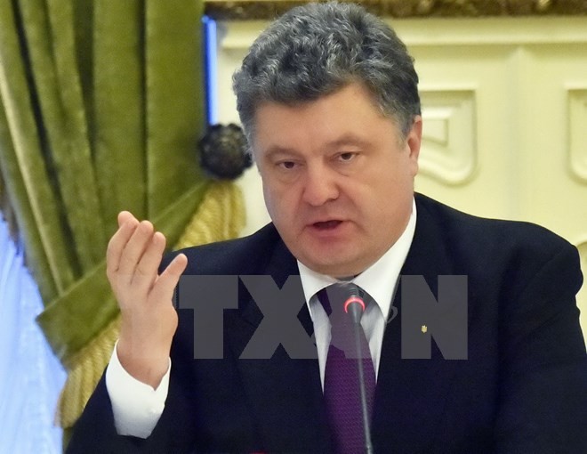 Tổng thống Petro Poroshenko. (Nguồn: AFP/TTXVN)