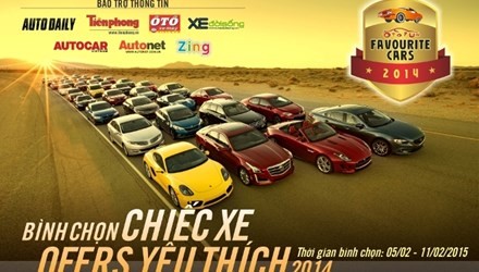 Lộ diện những xe ôtô được yêu thích tại Việt Nam