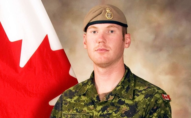 Trung sỹ Andrew Joseph Doiron bị thiệt mạng tại Iraq. (Nguồn: Canadian Press)