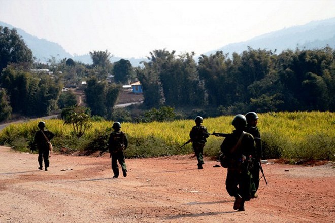 Binh sỹ Myanmar. (Nguồn: AP)