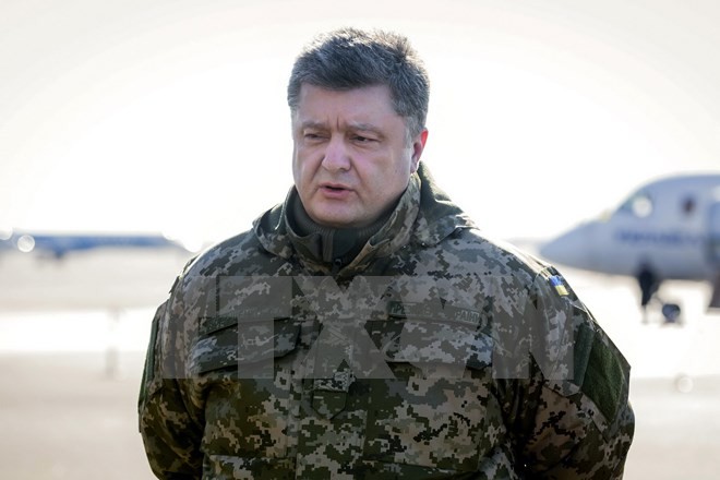 Tổng thống Petro Poroshenko. (Ảnh: AFP/TTXVN)