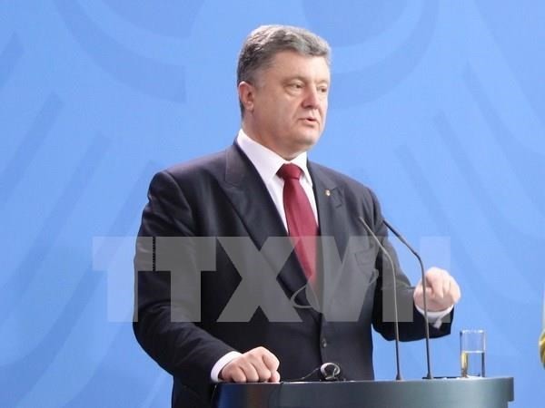 Tổng thống Ukraine Petro Poroshenko. (Nguồn: AFP/TTXVN)