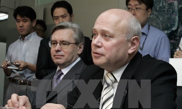 Đại sứ lưu động của Nga phụ trách vấn đề Triều Tiên Grigory Logvinov. Nguồn: AFP/TTXVN